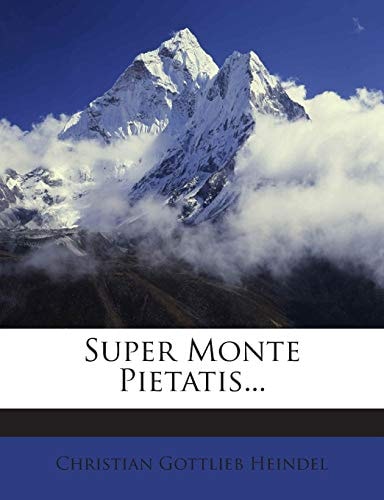 Super Monte Pietatis...
