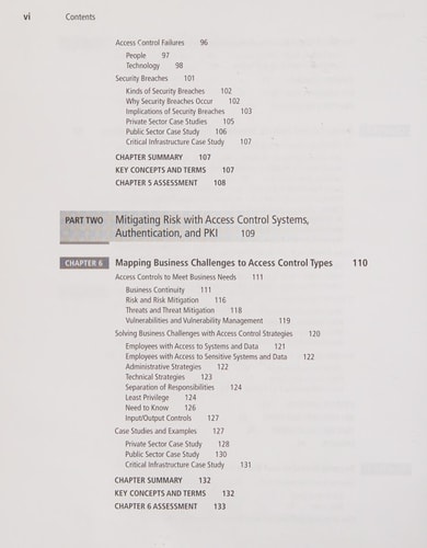 Access Control, Authentication, and Public Key Infrastructure .
