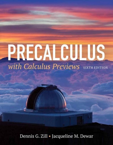 Precalculus with Calculus Previews: .