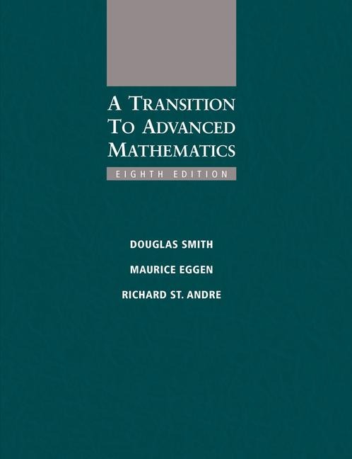 A Transition to Advanced Mathematics