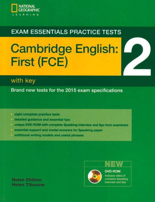 Exam Essentials: Cambridge First Practice Tests 2 W/Key + DVD-ROM