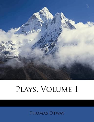 Plays, Volume 1
