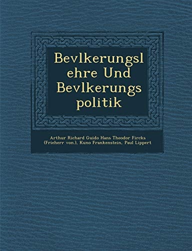 Bevlkerungslehre Und Bevlkerungspolitik