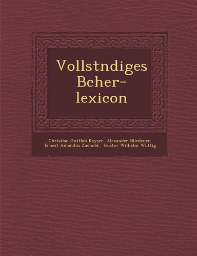Vollstndiges Bcher-lexicon