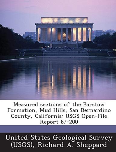 Measured Sections of the Barstow Formation, Mud Hills, San Bernardino County, California: Usgs Open-File Report 67-200