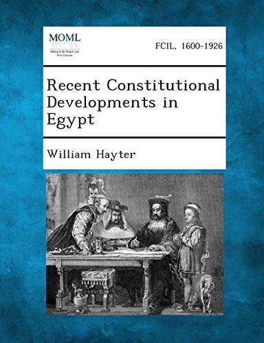 Recent Constitutional Developments in Egypt