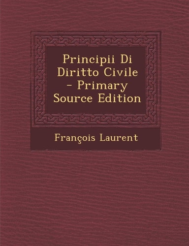 Principii Di Diritto Civile (English and Italian Edition)