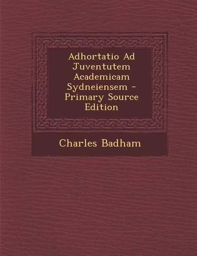 Adhortatio Ad Juventutem Academicam Sydneiensem (English and Latin Edition)