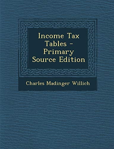 Income Tax Tables