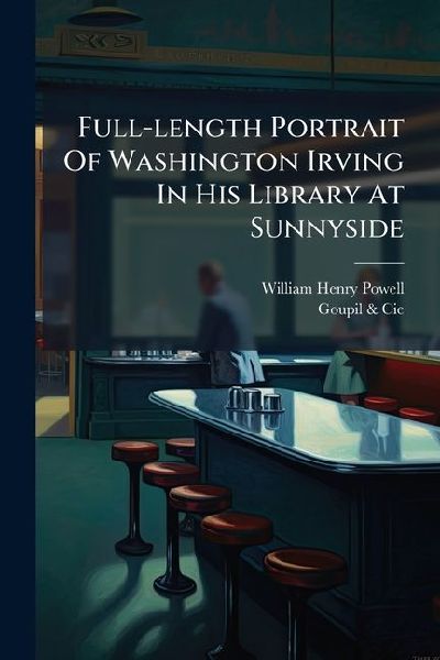 Full-length Portrait Of Washington Irving In His Library At Sunnyside