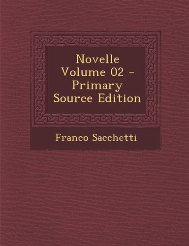 Novelle Volume 02 (English and Italian Edition)