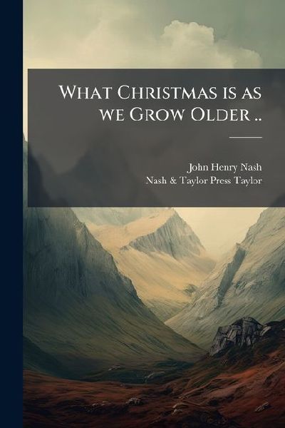 What Christmas is as we Grow Older ..
