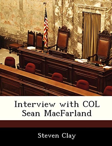 Interview with COL Sean MacFarland