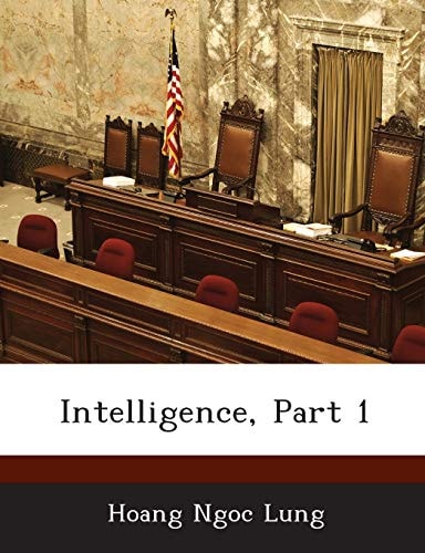Intelligence, Part 1