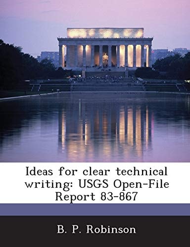 Ideas for clear technical writing: USGS Open-File Report 83-867