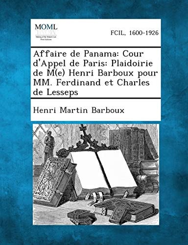 Affaire de Panama Cour D'Appel de Paris