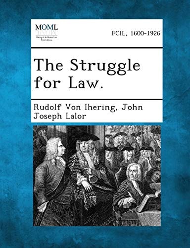 The Struggle for Law