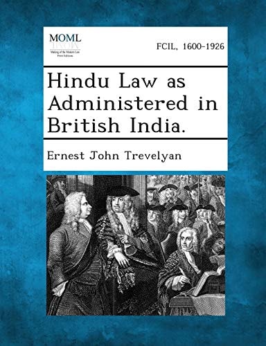Hindu Law As Administered in British India
