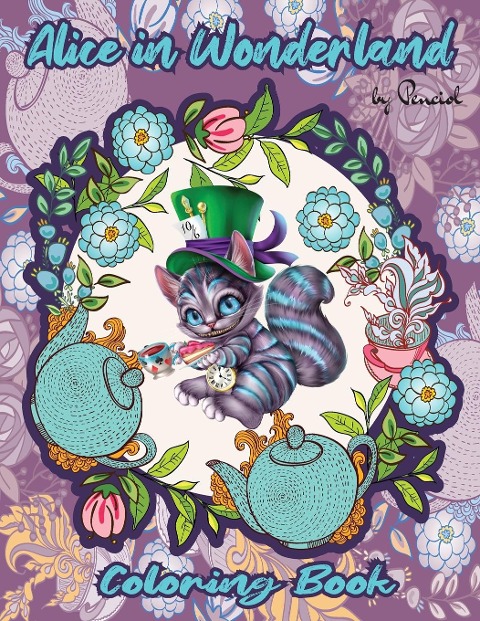 Alice in Wonderland Coloring Book: A whimsical coloring book for adults| Adult coloring book Alice in Wonderland