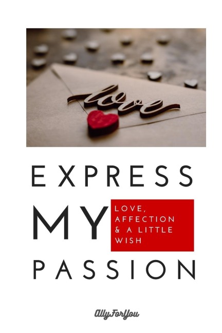 Express my passion: Love, affection & a little wish, perfect gift for proposal, forever yours, must-have gift for lovers, big step marriage