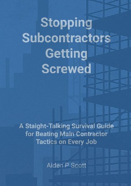 Stopping Subcontractors Getting Screwed: A Straight-Talking Survival Guide for Beating Main Contractor Tactics on Every Job