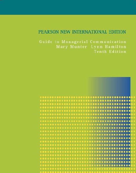 Guide to Managerial Communication