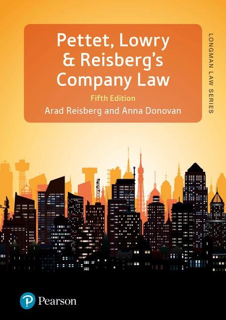 Pettet, Lowry & Reisbergs Company Law