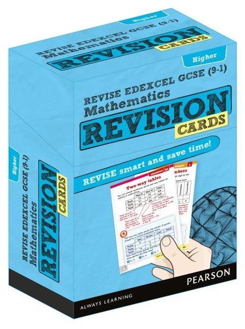 Pearson REVISE Edexcel GCSE Maths (Higher): Revision Cards incl. online revision, quizzes and videos - for 2025, 2026 exams
