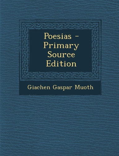 Poesias - Primary Source Edition