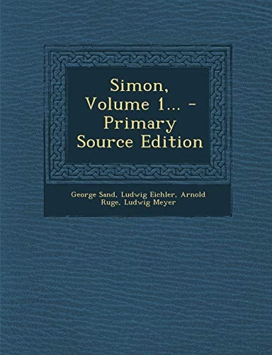 Simon, Volume 1... - Primary Source Edition