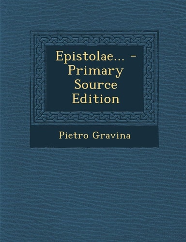 Epistolae... - Primary Source Edition