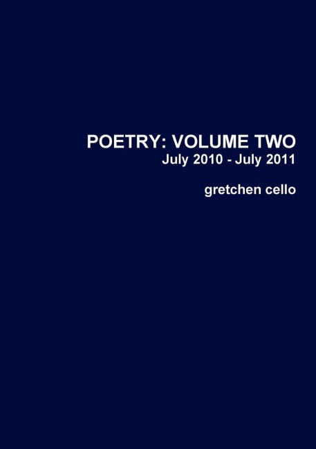 Poetry: Volume Two