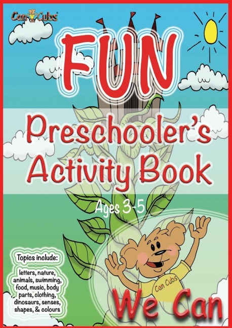Fun Preschoolers Activity Book: Can Cubs