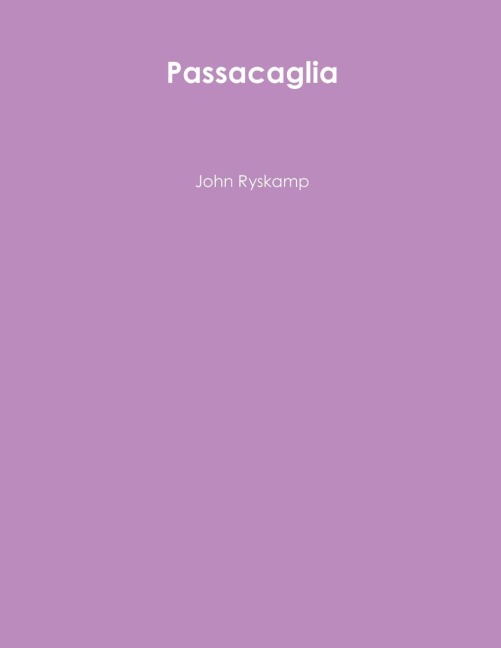 Passacaglia