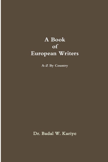 A Book of European Writers
