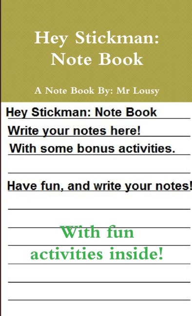 Hey Stickman: Note Book