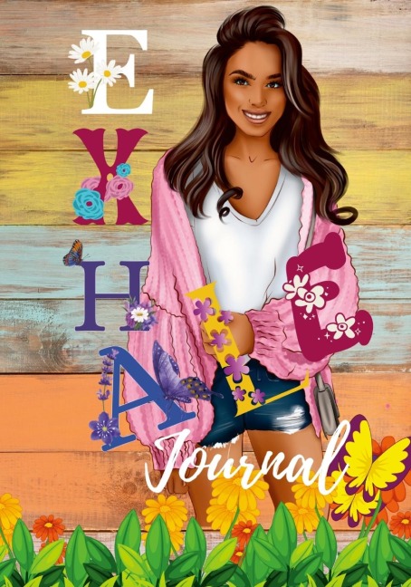 EXHALE JOURNAL: 103 page journal with guided prompt, password tracker, saving tracker, and blank pages