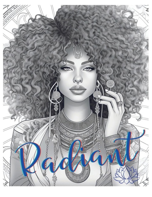 Radiant Coloring Book For Women