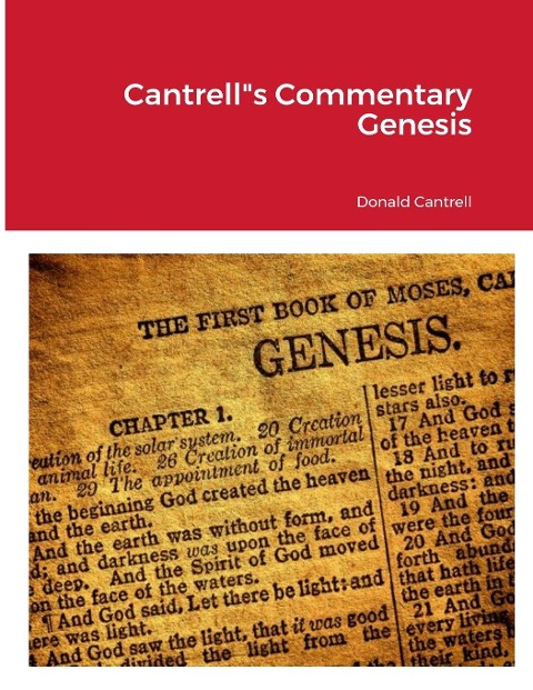 Cantrells Commentary Genesis