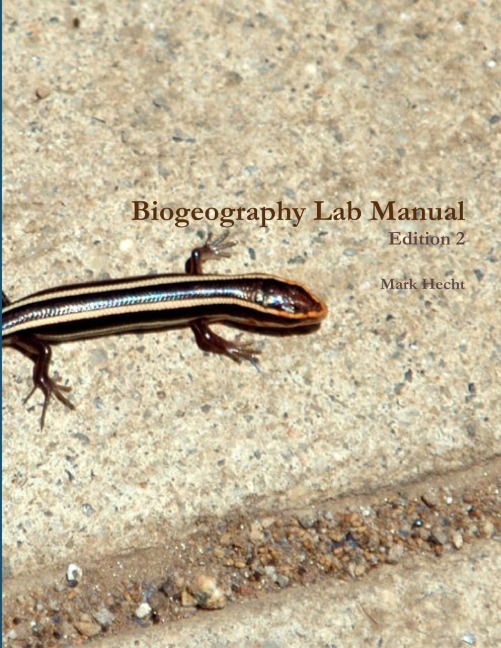Biogeography Lab Manual: Exercise work