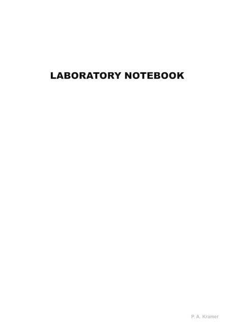 Laboratory Notebook