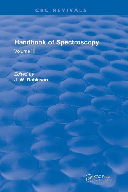 Handbook of Spectroscopy: Volume III