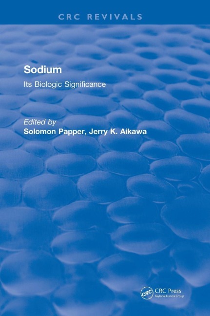 Sodium: Its Biologic Significance