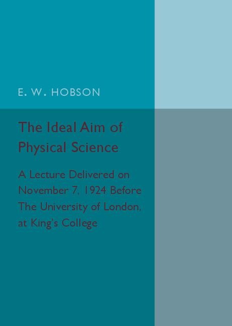 The Ideal Aim of Physical Science