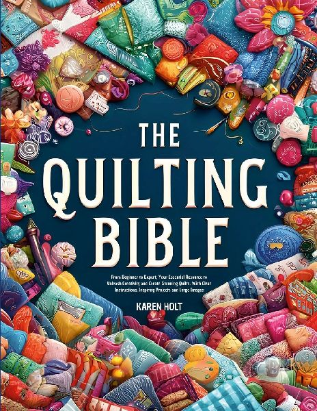Quilting Bible: From Beginner to Expert, Your Essential Resource to Unleash Creativity and Create Stunning Quilts. With Clear Instructions, Inspiring Projects and Large Images