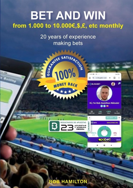 BET AND WIN From 1.000 to 10.000 $,£,EUR . etc MONTHLY, 20 Years of Betting Experience, 100% Guaranteed Effectiveness or Your Money Back on Betting.