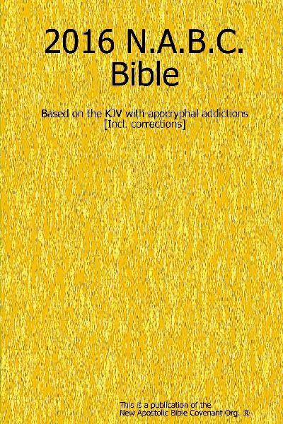 2016 N.A.B.C. Bible