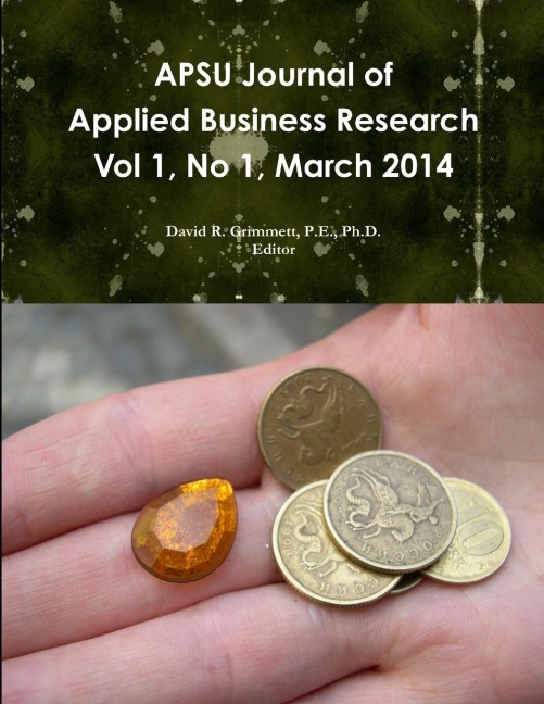 APSU JABR Vol 1, No 1, March 2014