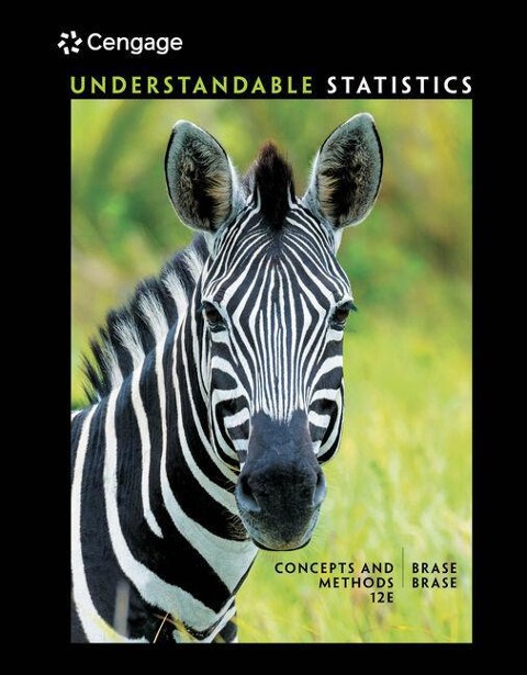 Student Solutions Manual for Brase/Brases Understandable Statistics, 12th