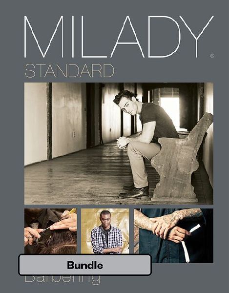 Bundle: Milady Standard Barbering, 6th + Student Workbook